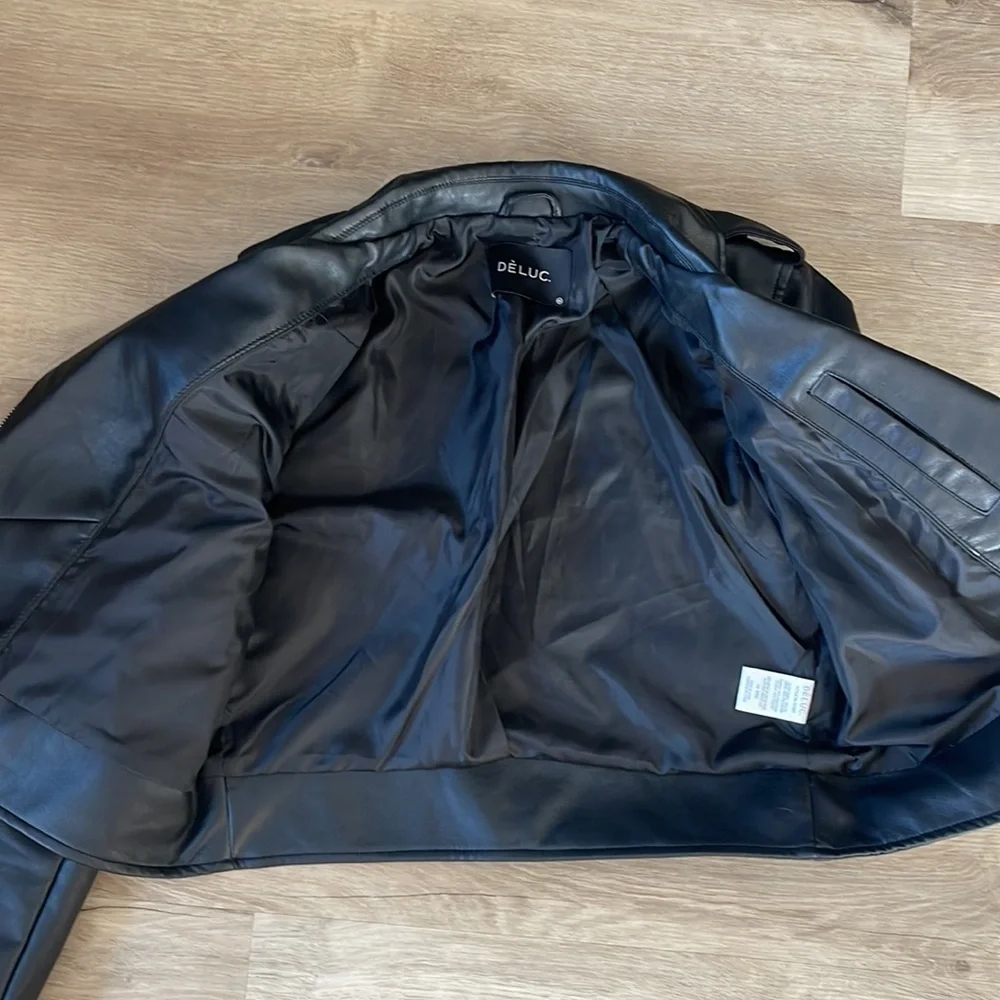 Vici Faux Leather Jacket Sz M - Picture 11 of 11
